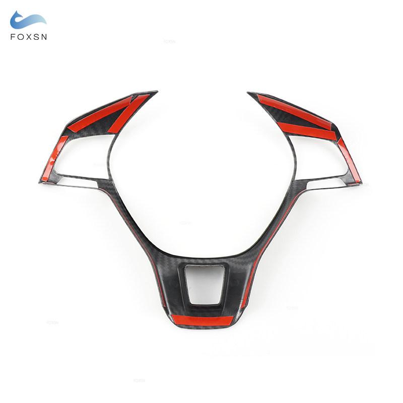 Автомобильные аксессуары ABS углеродное волокно с узором накладка на руль для VW Golf 7 MK7 Jetta Passat B8 New Polo Sharan Tiguan