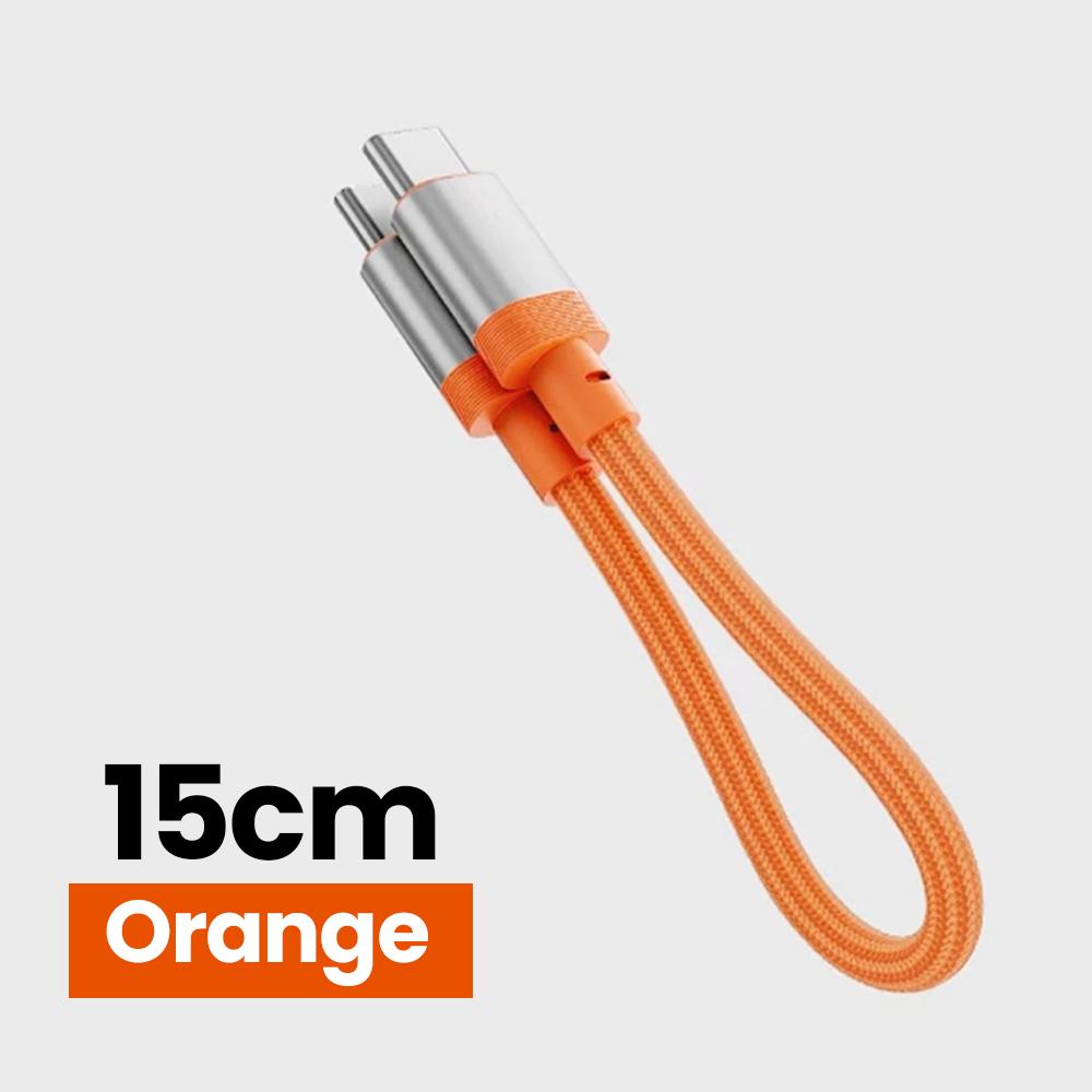 15СМ/20СМ 240Вт Type C на Type C Короткий Кабель 6А Кабель Быстрой Зарядки PD3.1 USB C Кабель Для iPhone 15 16 17 Power Bank Samsung
