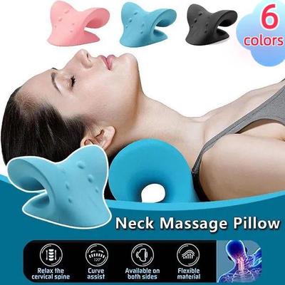 Массажер для шеи, массажная подушка для шеи, улучшение сна, облегчение боли в шее и поддержка шеи, расслабляющий массаж, подушка для расслабления, массажер