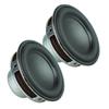 2Pcs 45mm 4Ohm 8W Portable Speakers 1.7inch 16 Cores Small Full Ranges Rubber Side Inner Magnetic Speaker Replacement