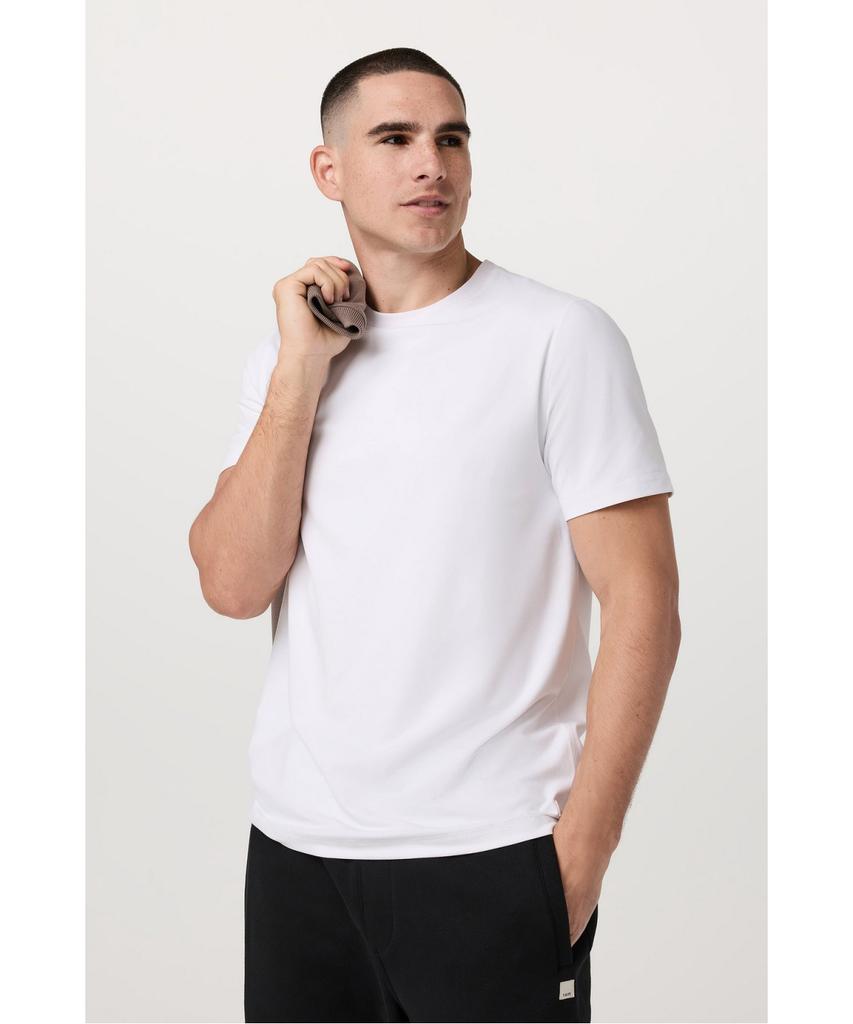 VUORI [Men] Short Sleeve Fonto Performance Tee_White _Vr16321005