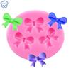 1 шт. мультяшная силиконовая форма в виде галстука-бабочки для шоколадной помадки, желе, конфет, торта, украшения, инструмент для выпечки, банты, смоляные художественные формы