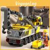 Engineering Vehicle Urban Building Block Puzzle Toy For Childrens Gifts Birthday