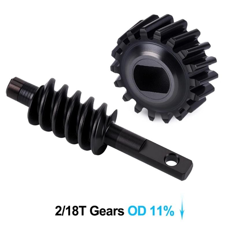 Overdrives Underdrive Worm Differential Axles Steel Gears 12T 13T 14T 16T 18T Racing Differential Helical Gears Set