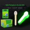 100PCS Glowing Bobbers Fishing Floats Fishing Rod Tip Light Long Vertical Luminous Glow Fishing Floats Bobbers For Outdoor Saltwater Freshwater