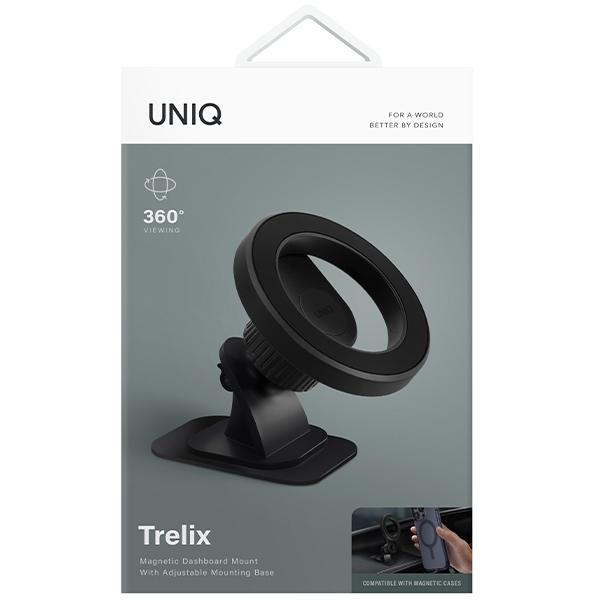 Uniq Magnetic Mount Sam Trelixcar Dash Mount Black/Midnight Black