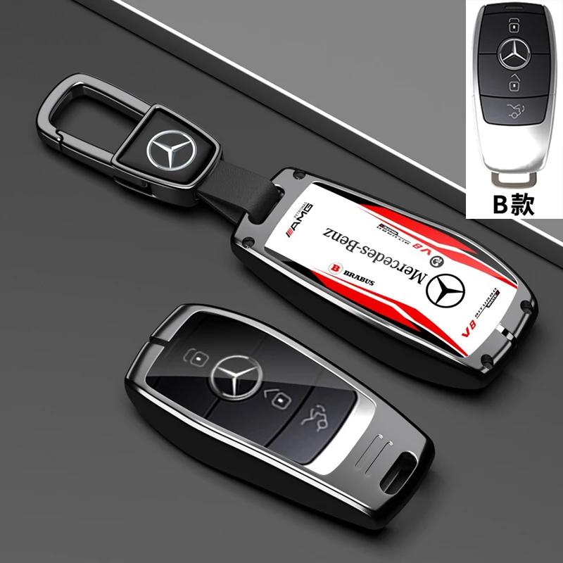 Для Mercedes Benz C E S Класса GLC W206 W223 W214 E300 C260 C300 S450 S500 S400 Чехол-брелок для ключа автомобиля Держатель Брелок