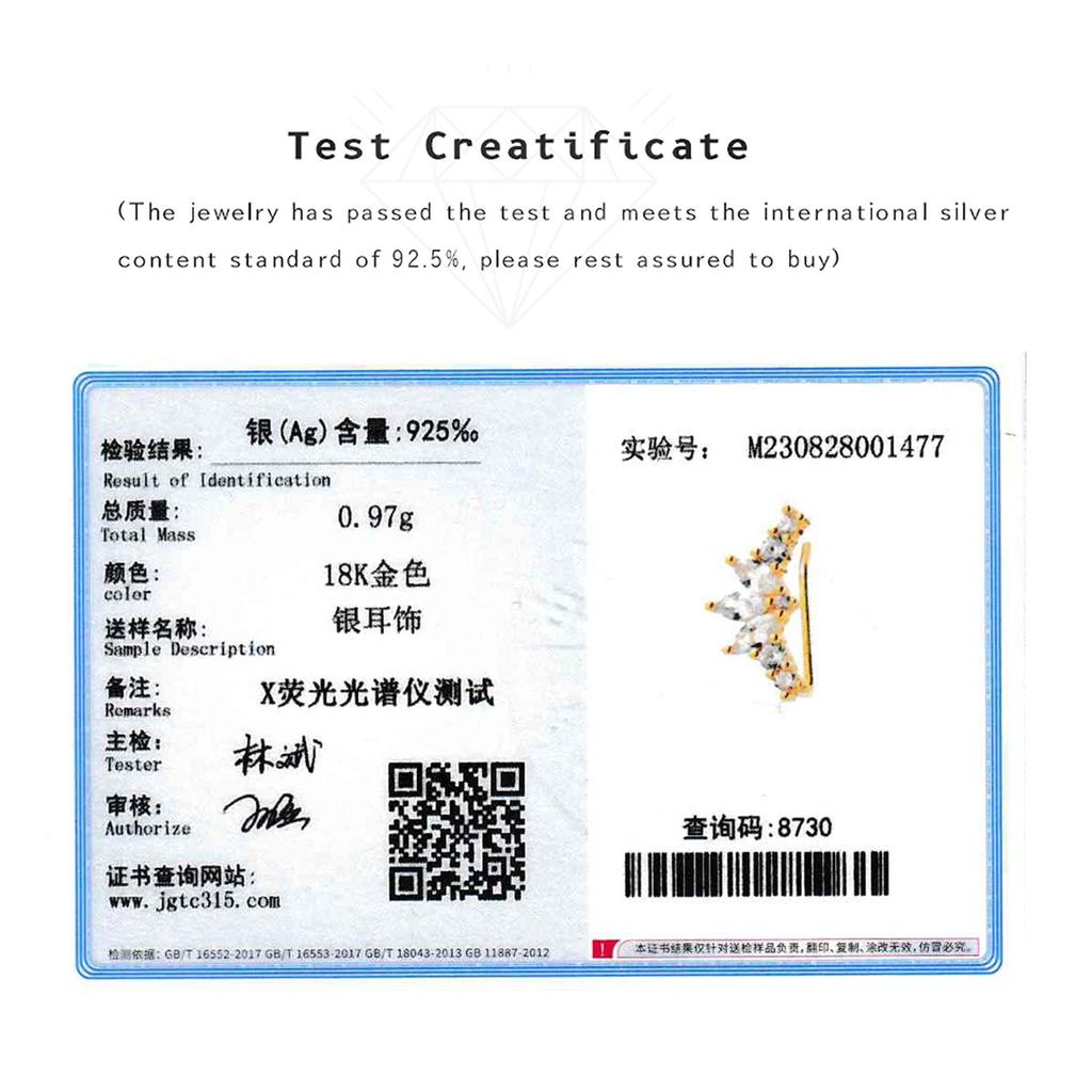 ANDYWEN Серьги-альпинисты из стерлингового серебра 925 пробы, золото, прозрачный цветок, циркон, нить, булавка, модные вечерние овалы, роскошные ювелирные изделия в виде королевы