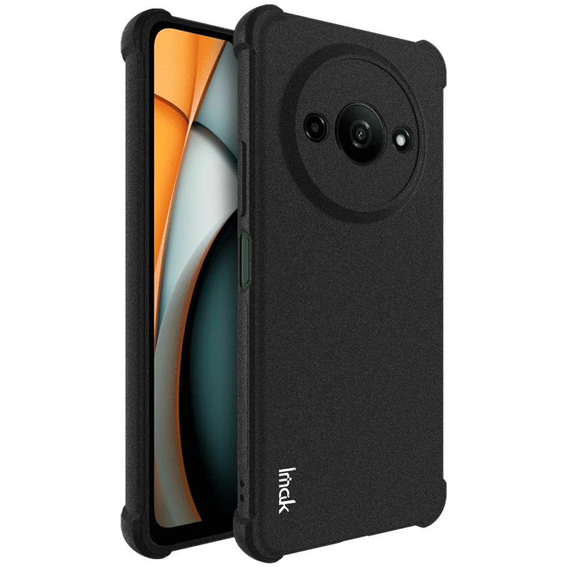 IMAK Для Xiaomi Redmi A3 4G/Poco C61 4G Чехол из ТПУ Матовый Чехол для телефона Защита углов с воздушной подушкой