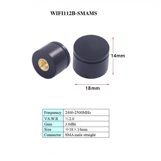Waterproof Small Size Mini 2.4GHz 5.0-5.8GHz Bluetooth-compat Aerial Mushroom Zigbee WiFi Wireless Router Thumb Stubby Antenna 1