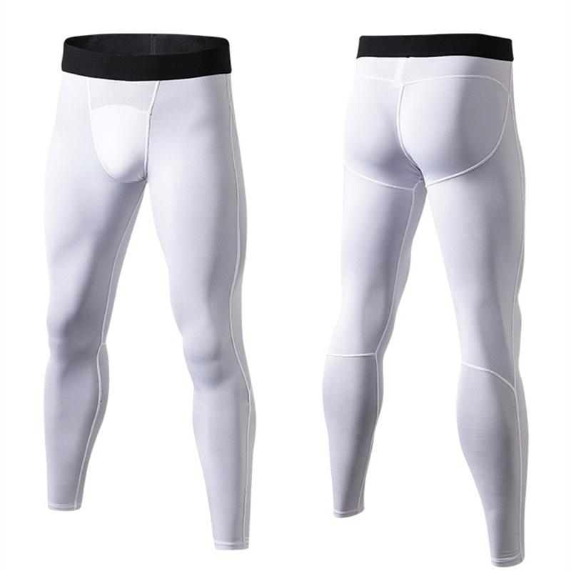 Мужские компрессионные штаны для бега в тренажерном зале, велосипедные леггинсы для бодибилдинга, фитнеса, тренировок, бега на открытом воздухе, для домашнего спортзала, длинные брюки