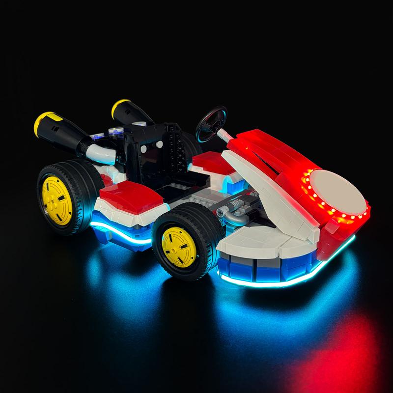 Светодиодный набор LYBMTWF, совместимый с Lego 72037 Mario Kart Марио и стандартной картой, строительные блоки (НЕ Включены Модели Кирпичей)