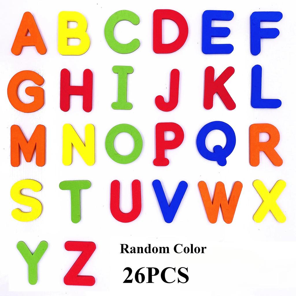 Магнитные буквы и цифры алфавит ABC 123 магниты на холодильник пластиковые образовательные дошкольные обучающие игрушки набор прописные строчные буквы математика