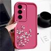 Little Fresh Floral Phone Cover For Samsung S25 S24 FE S23 S22 Ultra S21 A55 A35 A54 A34 A53 A14 Shockproof Soft Silicone Lens Protection Bumper Case
