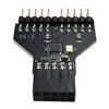 Материнская плата со стабильной производительностью, разветвитель разъема USB 9Pin для компьютера, RGB-подсветка, USB-хаб 1 к 2