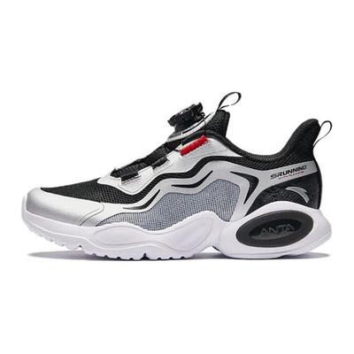 Детские амортизирующие кроссовки с низким верхом Детские кроссовки серебристо-черные A312425508-5