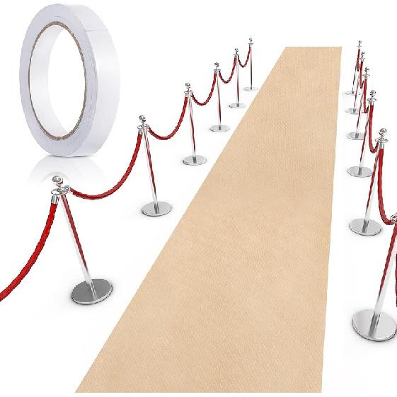 Shappy Фиолетовый Ковровая дорожка для вечеринки Толщина 55 г/м² с ковровым скотчем Коврик для прихожей для выпускного свадебного торжества Танцпол Уличные аксессуары(2,6