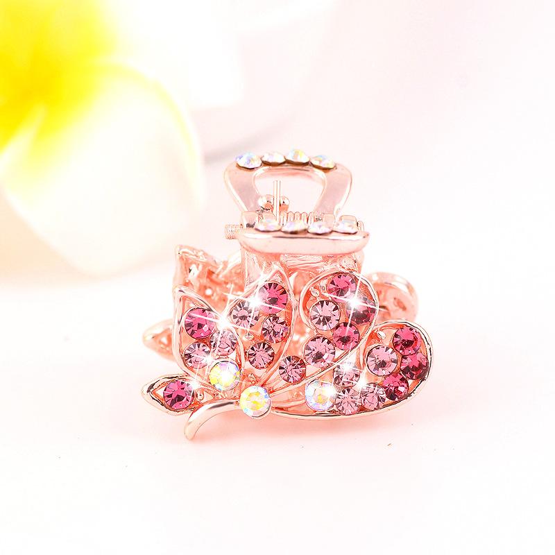 1Pcs Small-sized clasp hairpin female crystal hair accessory hairpin