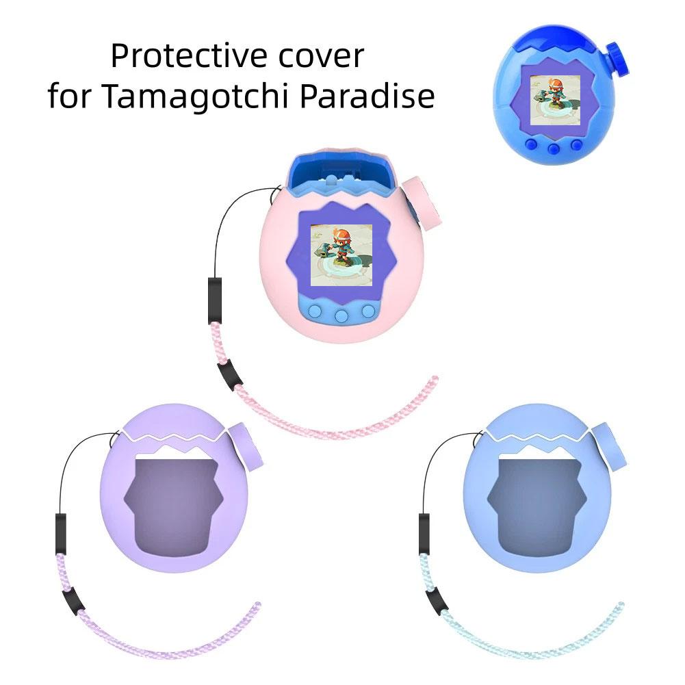 Жидкий силиконовый защитный чехол для Tamagotchi Paradise, противоударный, мягкий, защитная крышка для игровой консоли, аксессуары для игр, новый