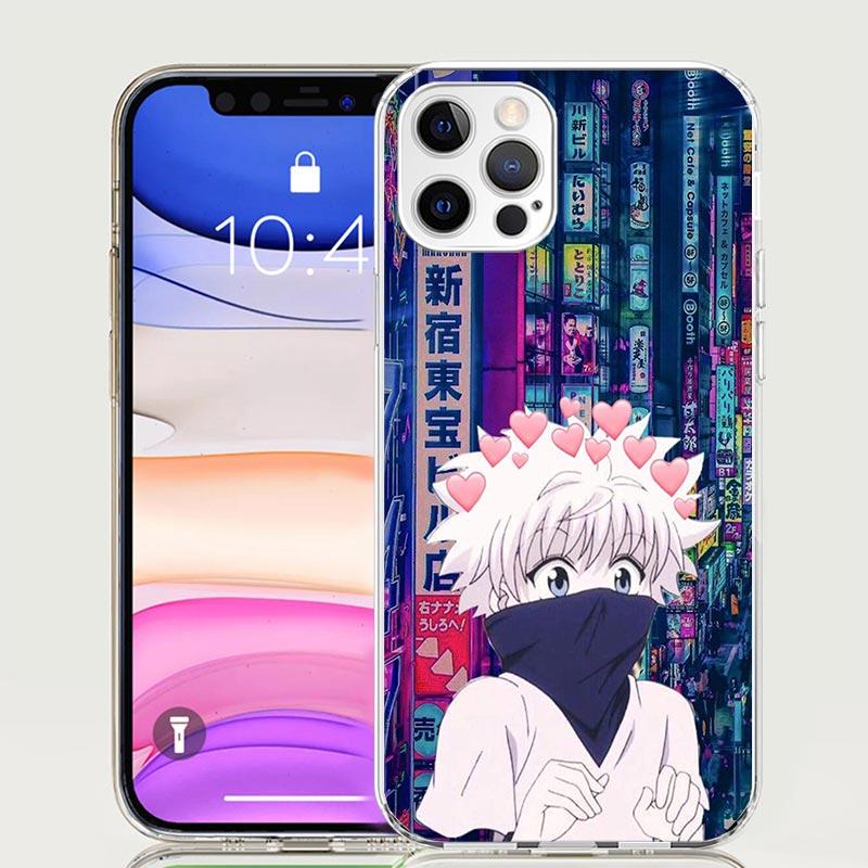 Чехол для телефона Hunter HXH Killua для iPhone 17 Air 16 15 Plus 11 14 Pro Max 13 Mini 12 7 8 + SE Рисунок Арт Индивидуальный Чехол 17 Air