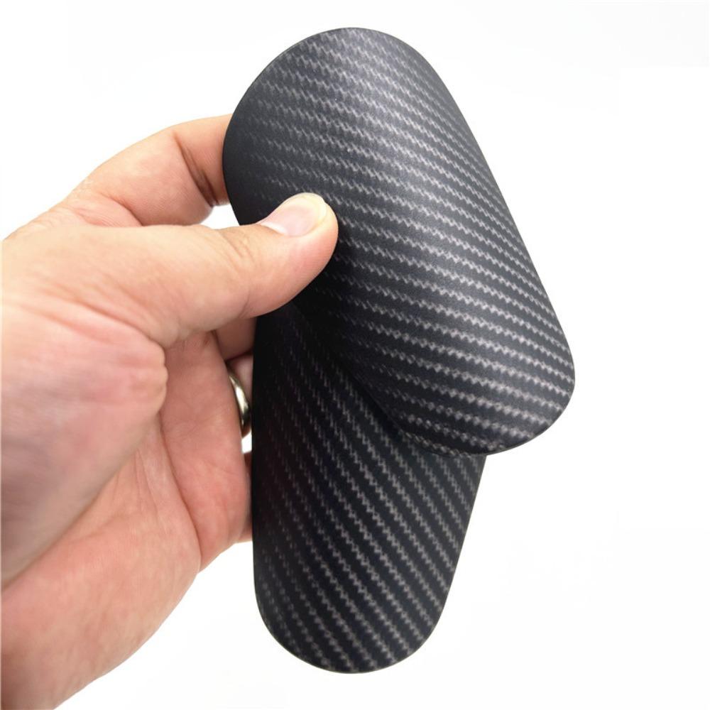 Small Size Shin Guards Imitation Carbon Fiber Knee Pads Fashion Protective Soccer Pads