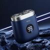 Мини-электробритва с цифровым дисплеем, USB-перезаряжаемая, водонепроницаемая, с двумя головками, портативная, для путешествий, бритва для мужчин, триммер для бороды, инструмент для удаления волос
