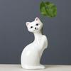 Ваза с милым котом, настольные украшения, керамическая ваза для гидропоники, горшок для растений, бутылка для ароматерапии, домашний декор, украшение для сада