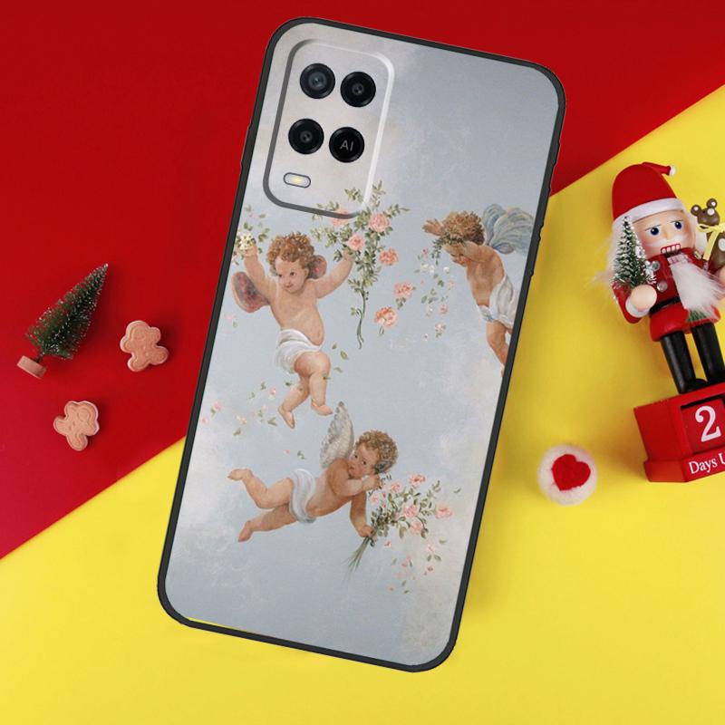 Renaissance Angels Case For Oppo A5 A6 Pro A15 A57 A17 A54 A74 A94 A76 A16 A96 A40 A60 A80 A18 A38 A58 A78 A98