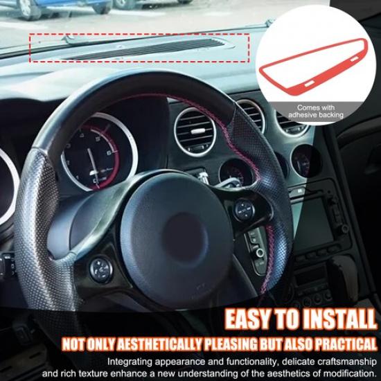 Piano Black Center Air Vent Trim Sticker For Alfa Romeo 159/Brera/Spider 2004-11