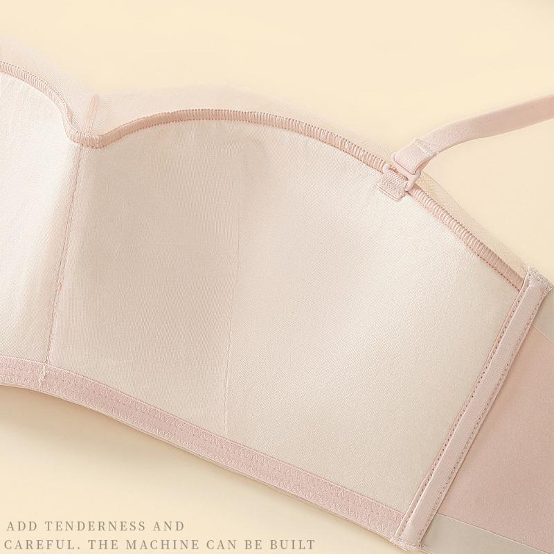 Французское нижнее белье, сетчатый бюстгальтер со съемными бретелями и вышивкой из сладкого кружева