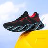 Осенние новые стильные и легкие мужские кроссовки для бега большого размера Flying Woven Breathable Mesh Blade Sports Casual Shoes