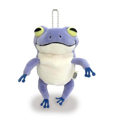 Мягкая игрушка Morisaka Global Mochikaeru Mini, фиолетовая, 7 x 5 x 14 см, Мягкая и приятная на ощупь, Милое животное, MOKR-0088PU