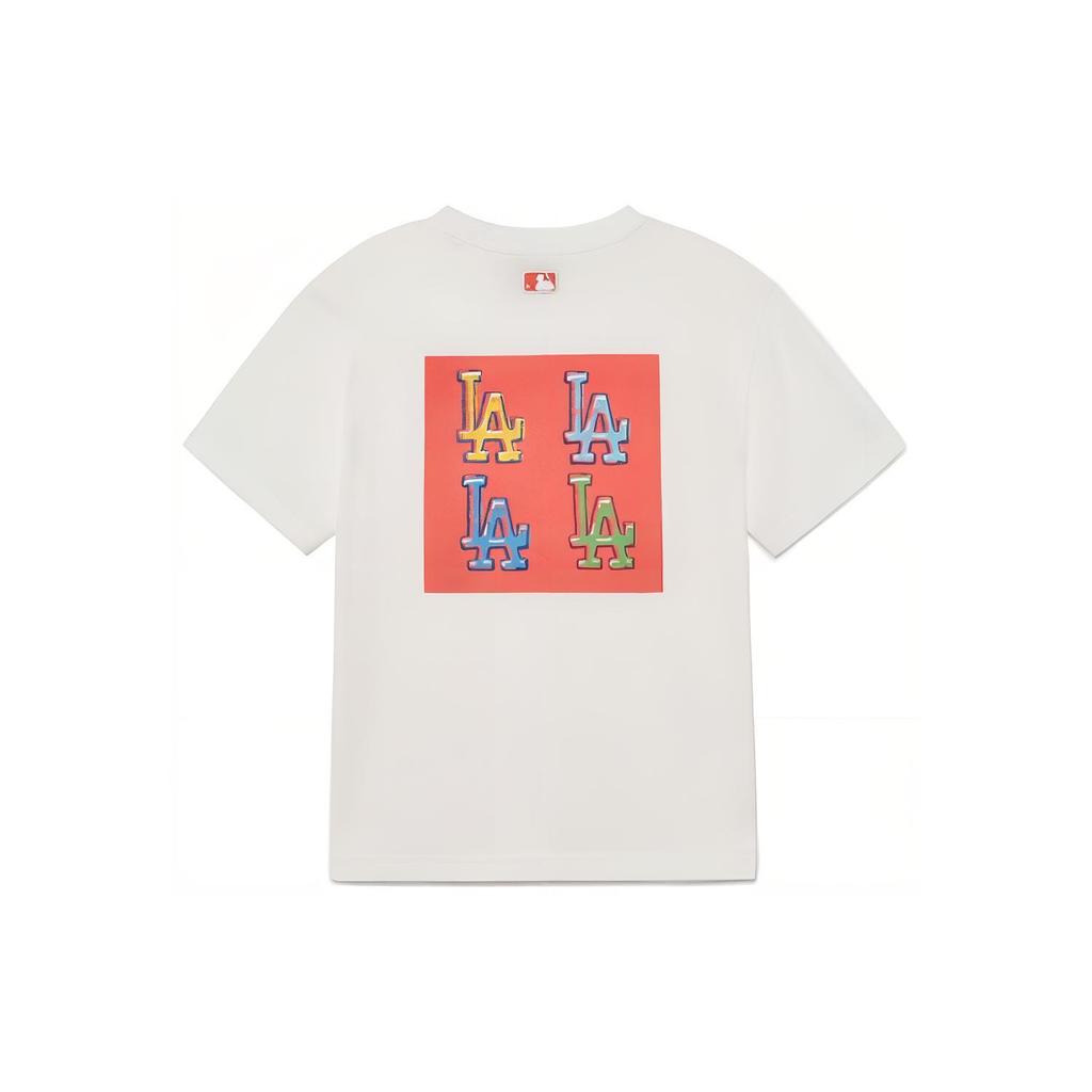 Новые футболки с коротким рукавом MLB Белые Детские 7ATSL0133-07WHS