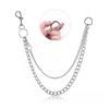 Fashion Punk Hip-hop Waist Chain Simple Pants Layered Accessories Chain Clothing C8O3