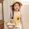 LUSON Xiao O Bao Girls' Summer Daisy Embroidered Princess Dress
