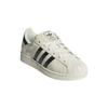 Women's Sneakers adidas Superstar II Off White Black Cracked Leather (Women's) Off White/Core Black/Off White