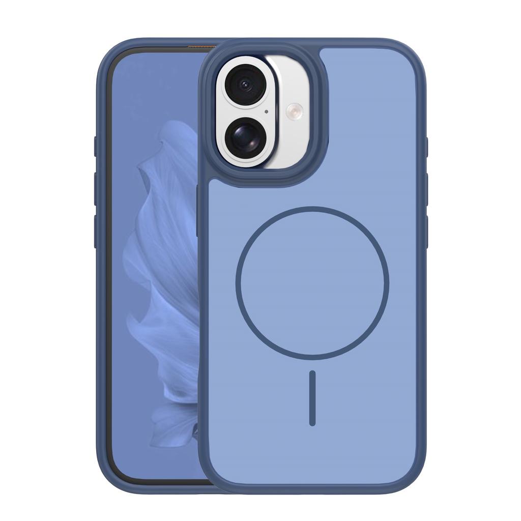 Nakładka Frame Thin Mag Do Iphone 17 6,3" Ciemnoniebieska
