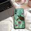 Крутой чехол для телефона с морскими узорами Для Samsung S25,24,23,22,30,21,10,9,Ultra,Plus,Lite,FE,4,5 G Мягкий черный чехол