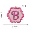 Pink Cartoon Girl Cloth Sticker Doll Computer Embroidery Label Clothing Accessories Cloth Embroidery Hole Patch