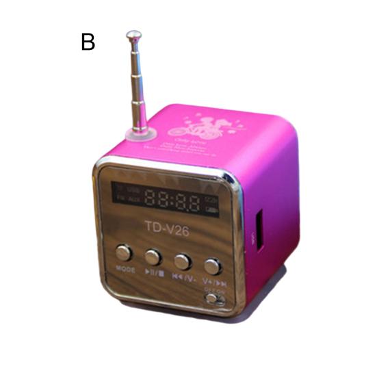 1/2 шт. Мини-динамик с поддержкой Bluetooth, цифровой дисплей, стабильное соединение, водонепроницаемый, перезаряжаемый, FM-радио, музыкальный плеер