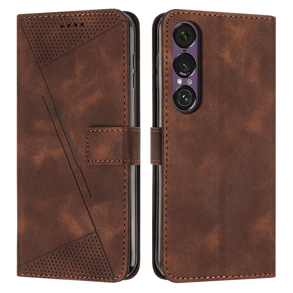 Кожаный чехол-кошелек Dream Triangle с функцией подставки для Sony Xperia 1 IV, Xperia 10 IV, Xperia 5 IV, Xperia 1 V, Xperia 10 VI, Xperia 1 VII...