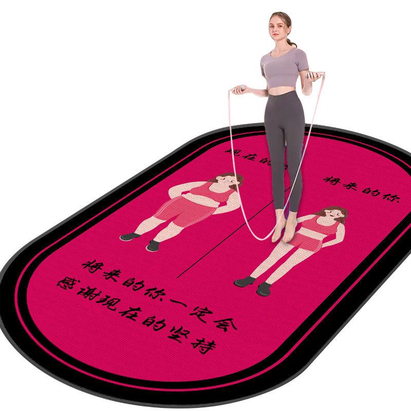 Толстый бесшумный нескользящий коврик для йоги и фитнеса: Ударопоглощающие, звукоизолирующие для домашнего использования