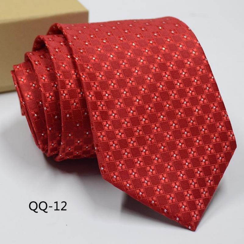 Мужское Платье Деловой Повседневный Профессиональный Жених Свадьба Лучший Муж С Полосатым Жаккардом Изысканный Джентльмен Мужской Премиальный Галстук