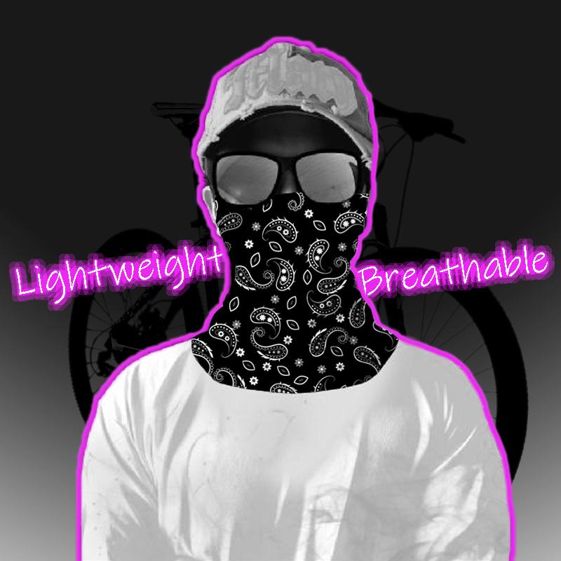 Мужская летняя бандана на шею, шарф с защитой от ультрафиолета, солнцезащитная маска с принтом, велосипедный спорт на открытом воздухе