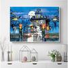 5D Diamond Painting Full Round Castle Halloween Mosaic DIY Diamond Embroidery Scenery Cross Stitch
