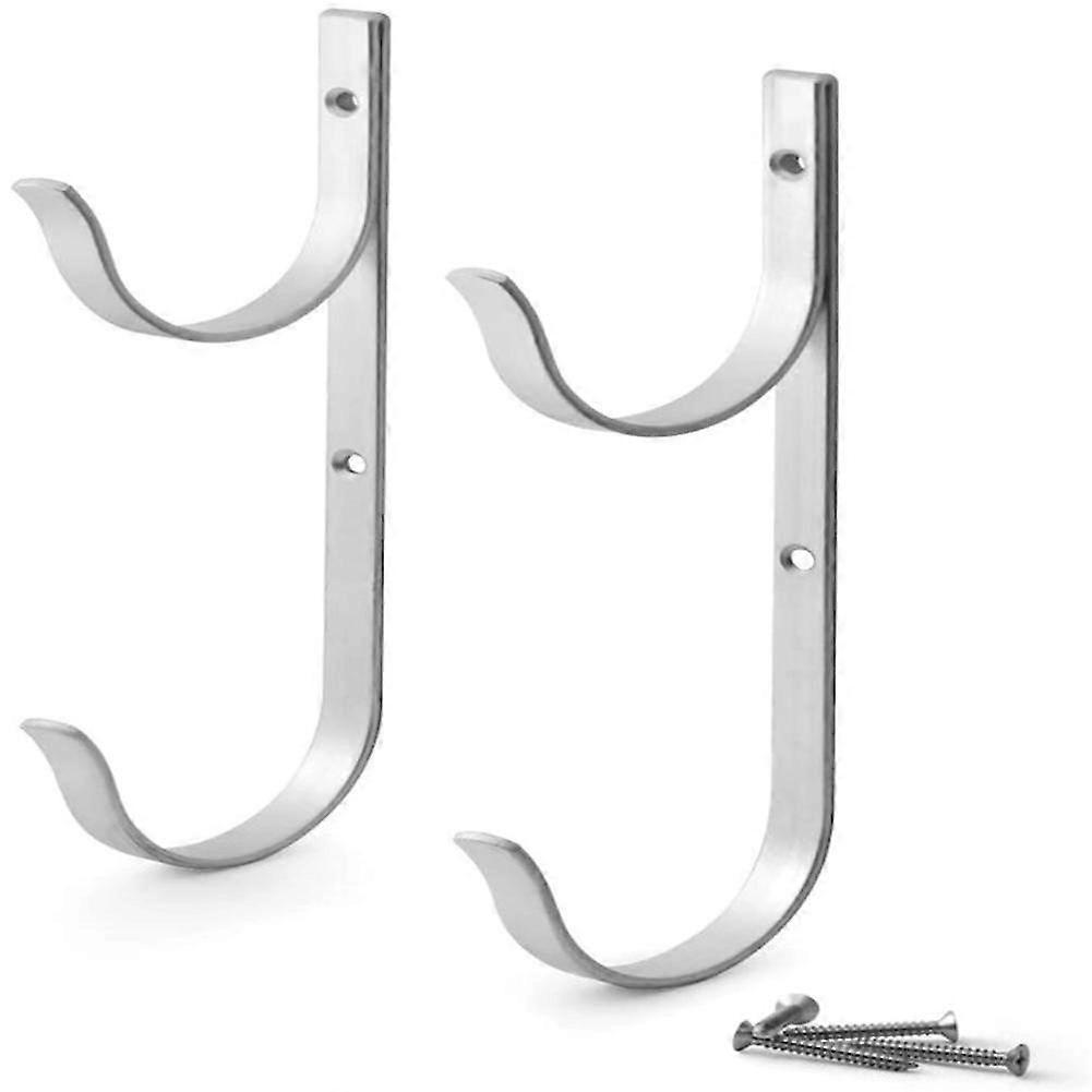 Aluminum Alloy Pool Pole Hanger Heavy Duty Extension Pole Hook With Screws - DD