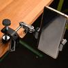 Desktop C-Type Clamp Heavy Duty Desk Fixing Holder Clip Adjustable Clamp Range 3-45mm for Camera Light Support Stand