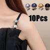 10pcs Fixed Pin DIY Decorative Safety Button Covers Needle Buckle Button Brooch Pins  For Hats