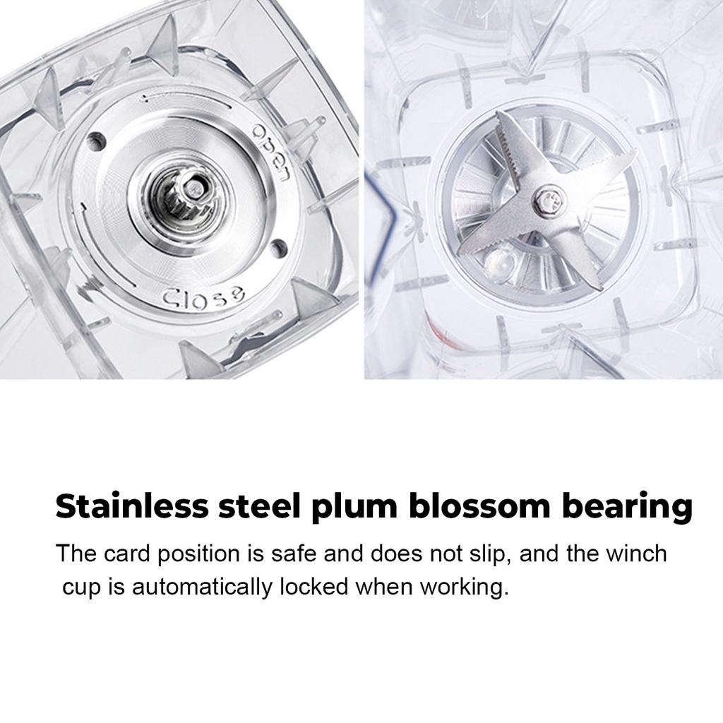 2,5 л, 4500 Вт, дробилка для смузи, кухня, не содержит бисфенола А, профессиональный сверхмощный коммерческий блендер с таймером, миксер, соковыжималка, еда