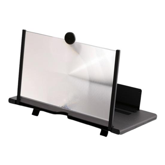 Mobile Phone Screen Magnifier 3D High-definition Magnifying Projector Screen Enlarger for Movies Videos Gaming Foldable Phone Stand